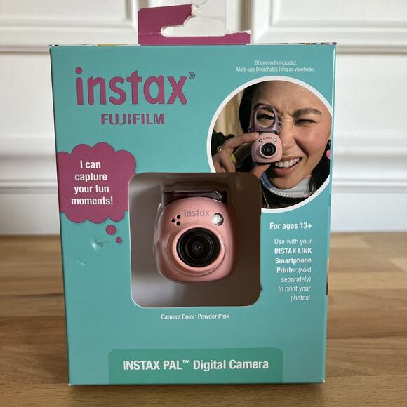 NEW - Fujifilm Instax Pal Digital Camera - Powder Pink - Picture 1 of 7